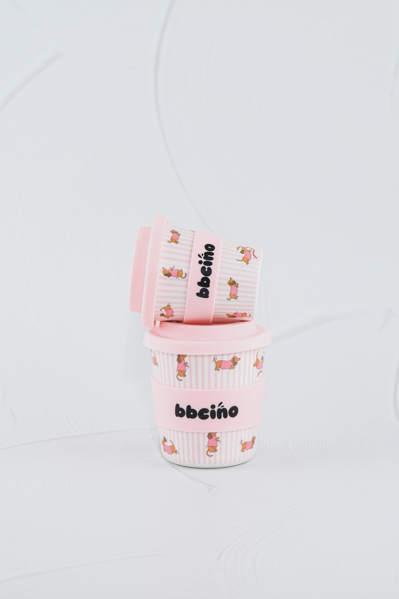 BBcino -  Reusable Cup - Dash in Pink