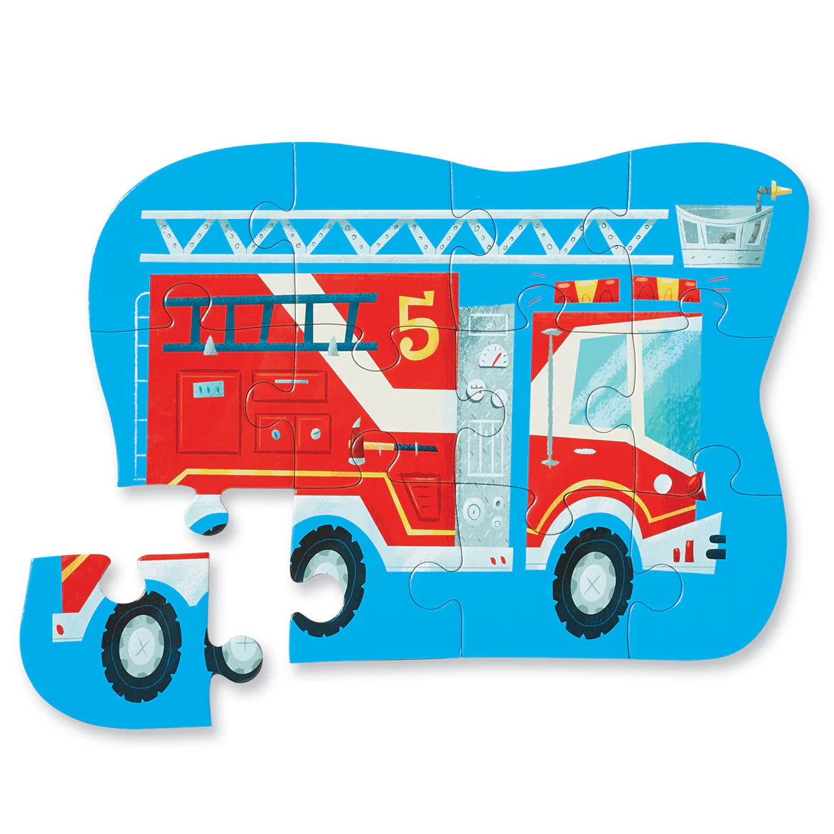 Crocodile Creek - 12 Pc Mini Puzzle - Fire Truck