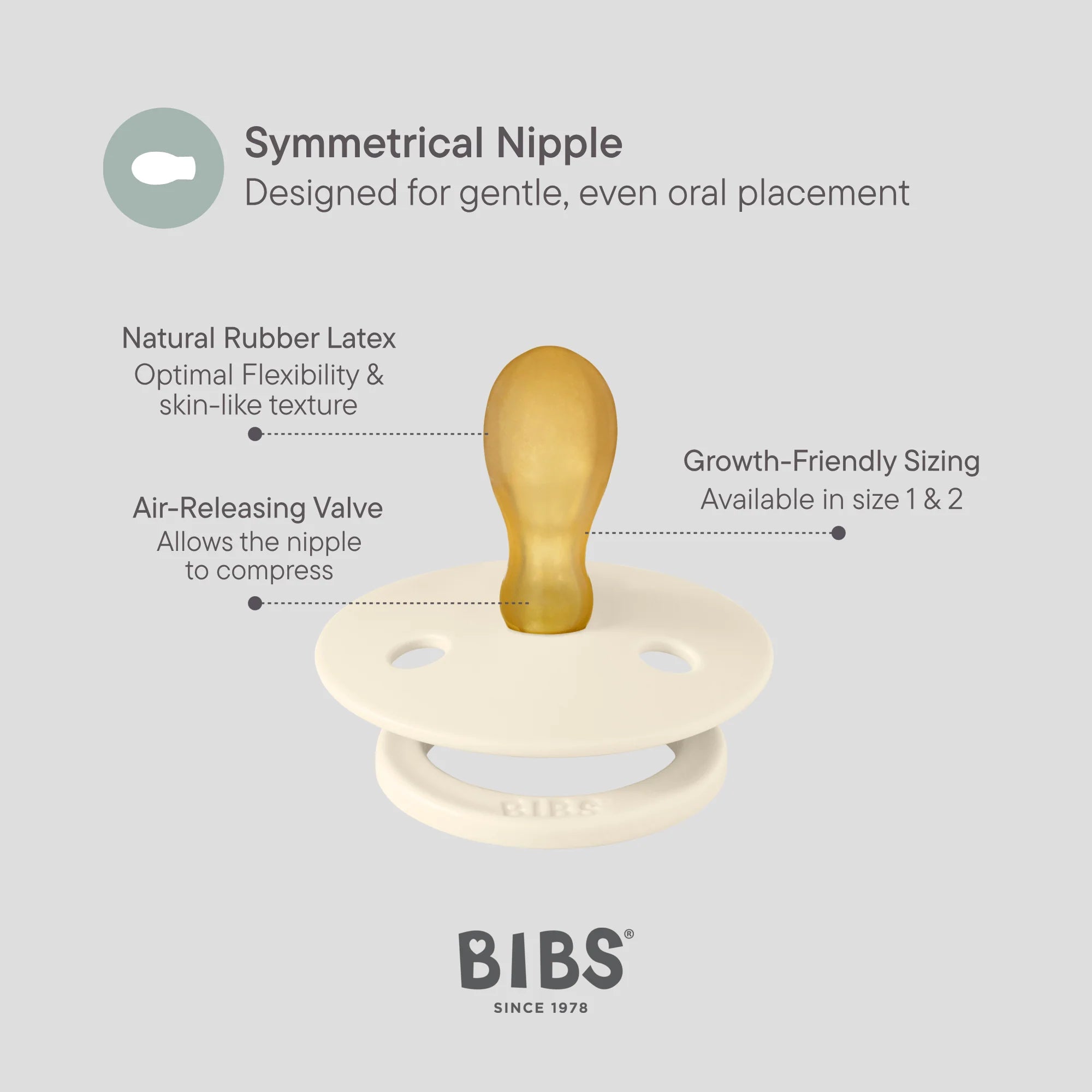 BIBS - Sand/Iron Symmetrical, Latex (2pk)