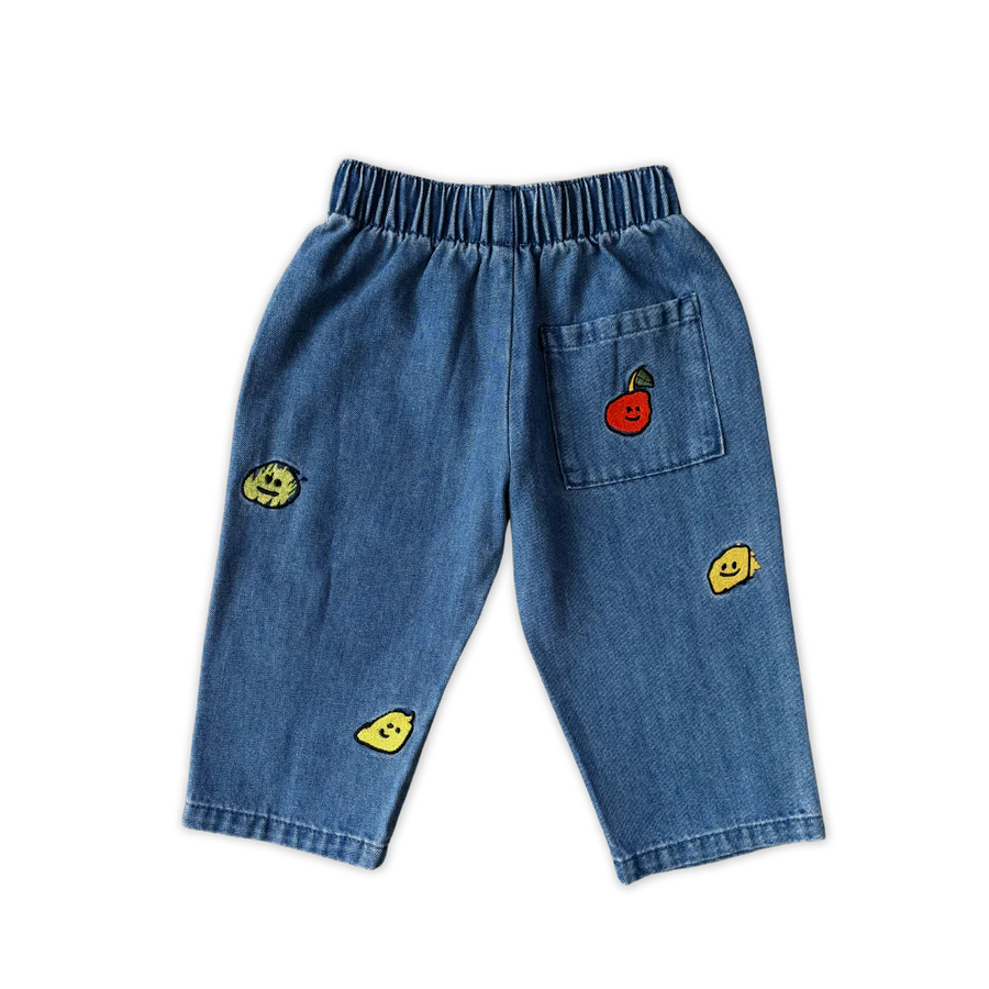 Grown - Organic Fruit Salad Denim Pants