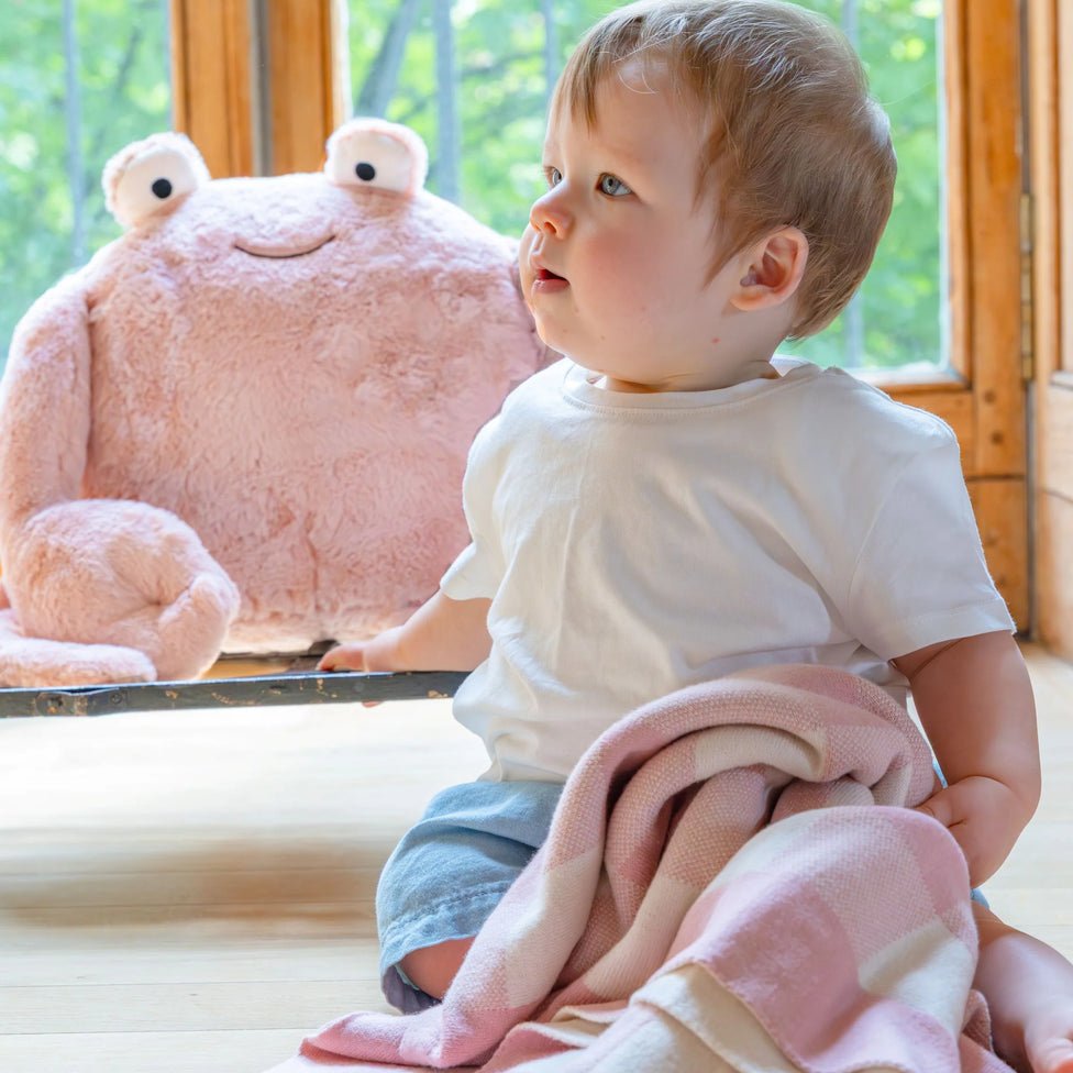 Nana Huchy - Gingham Baby Blanket - Pink
