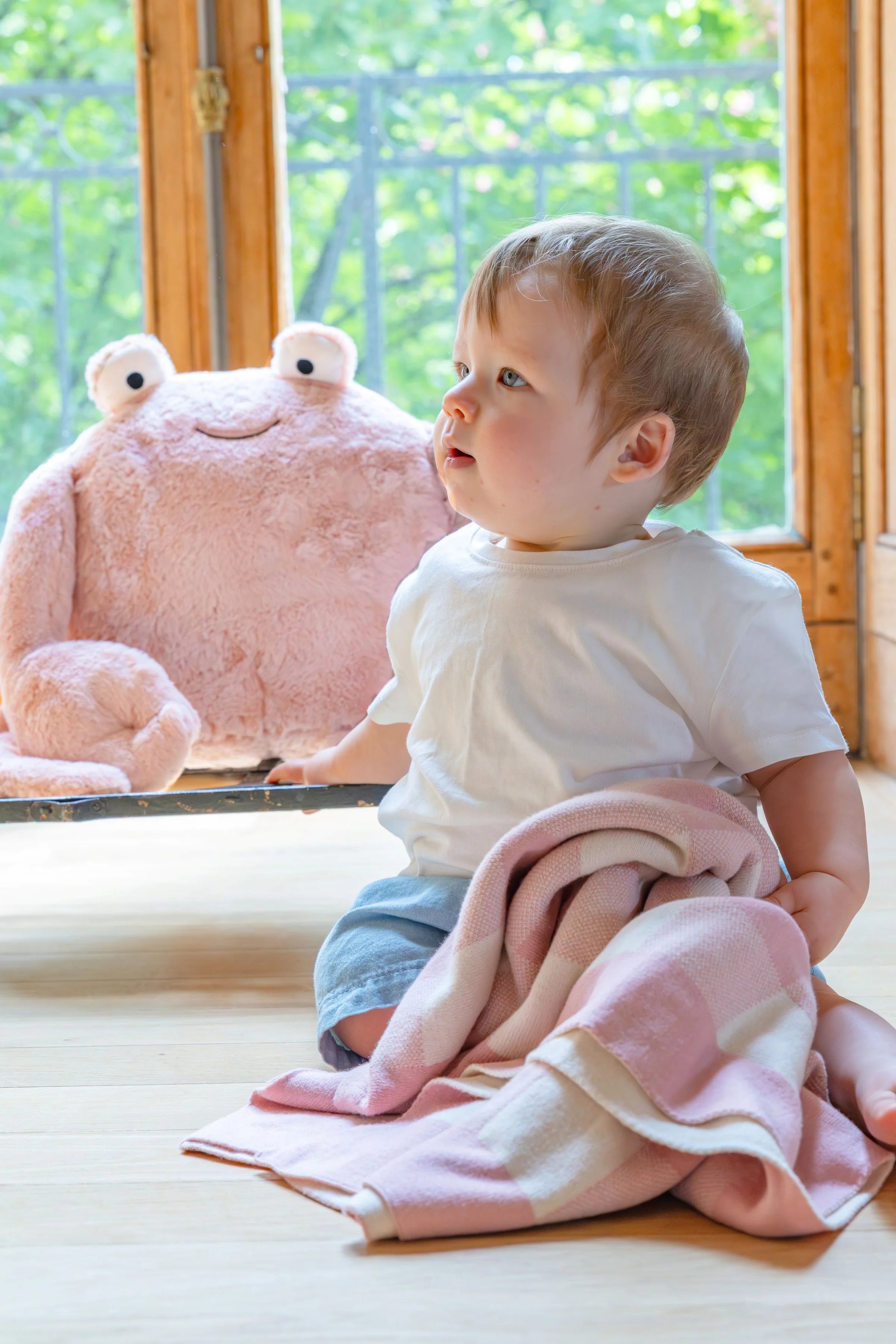 Nana Huchy - Gingham Baby Blanket - Pink
