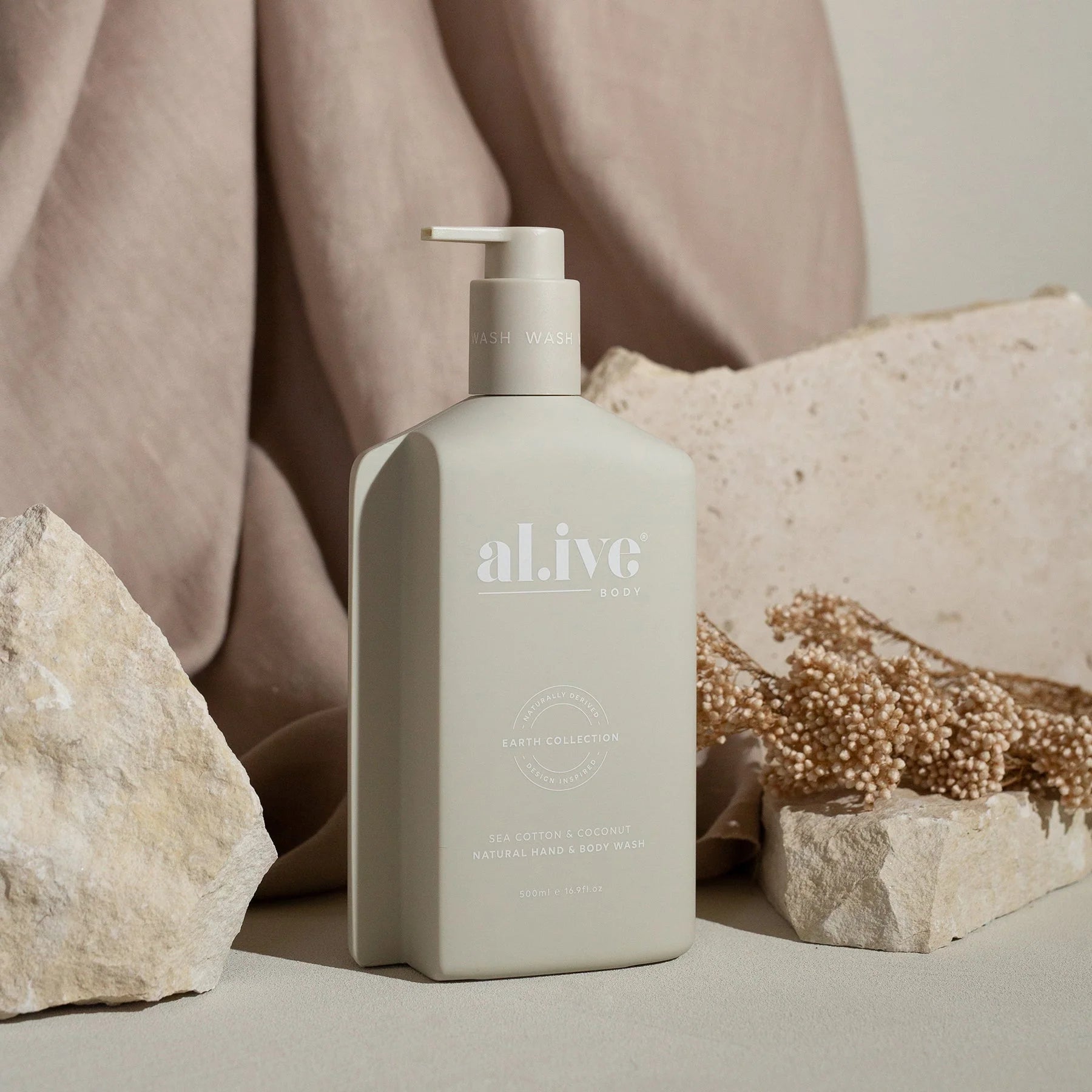 Al.ive - Natural Hand & Body Wash - Sea Cotton & Coconut