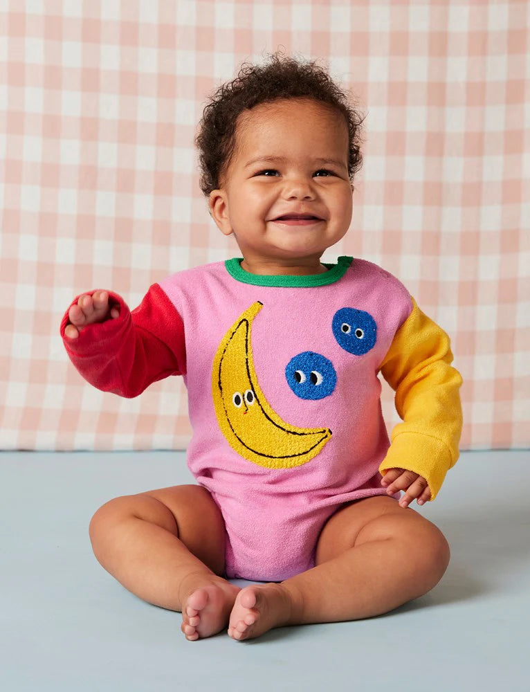 Halcyon Nights - Happy Harvest Terry Long Sleeve Bodysuit
