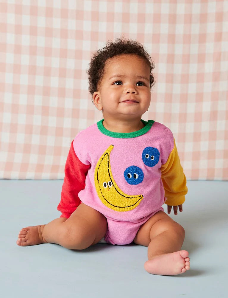 Halcyon Nights - Happy Harvest Terry Long Sleeve Bodysuit