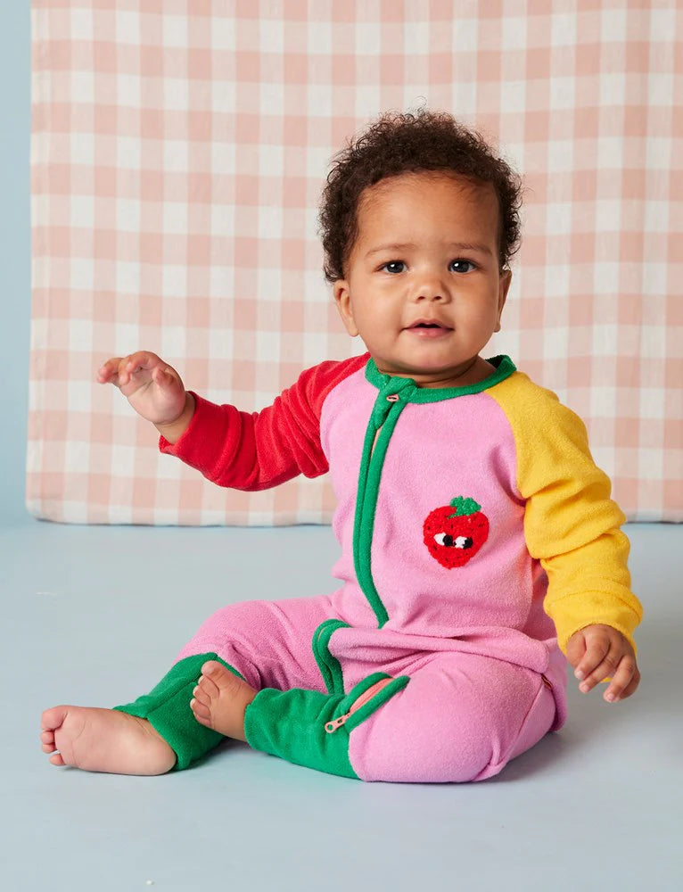 Halcyon Nights - Happy Harvest Terry Long Sleeve Romper