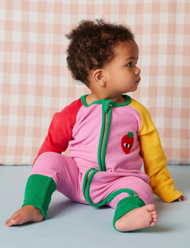 Halcyon Nights - Happy Harvest Terry Long Sleeve Romper
