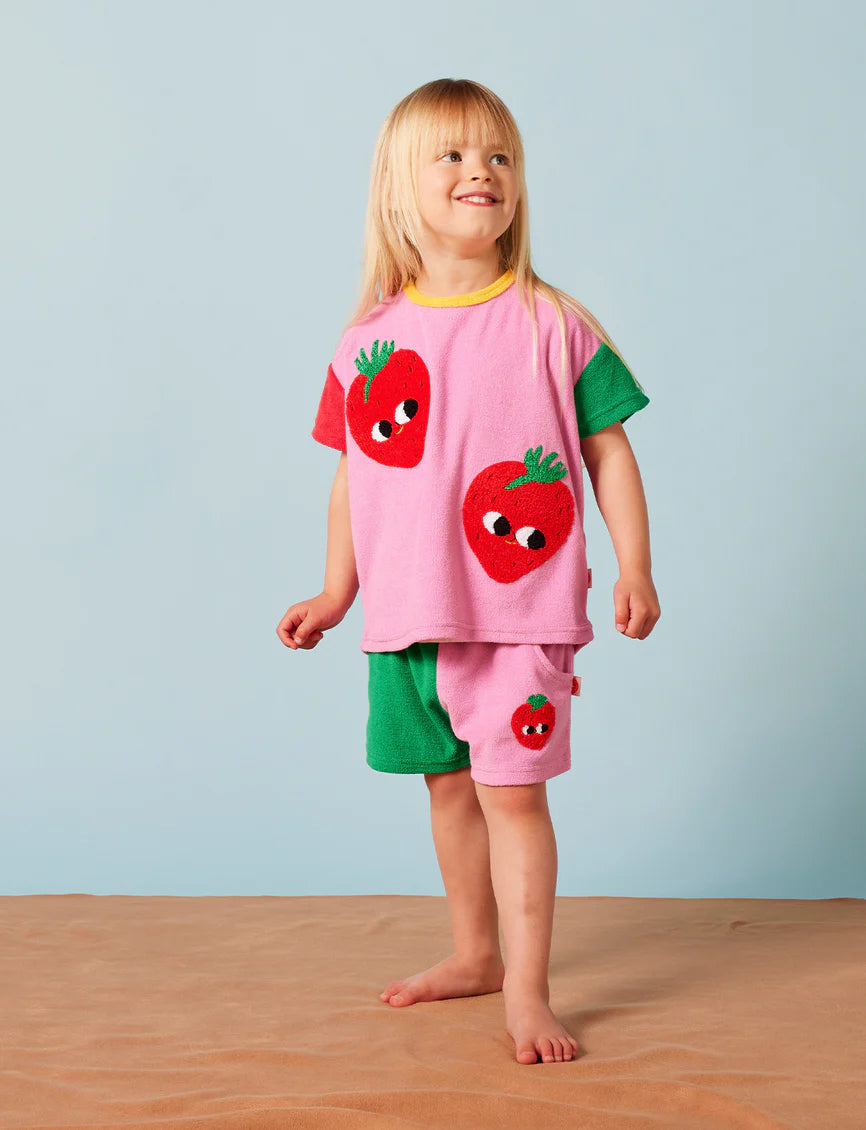 Halcyon Nights - Strawberry Terry Shorts