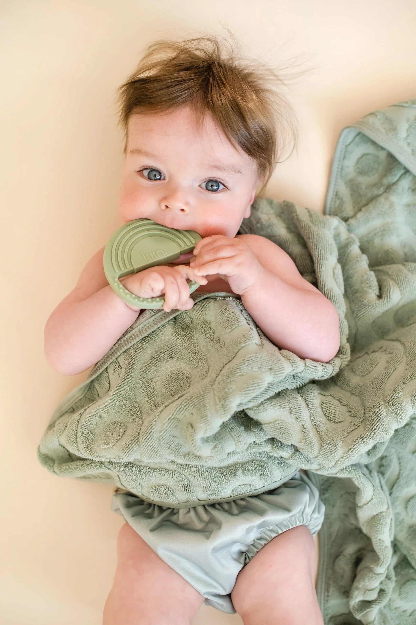 Kiin -  Hooded  Beach Towel -Sage