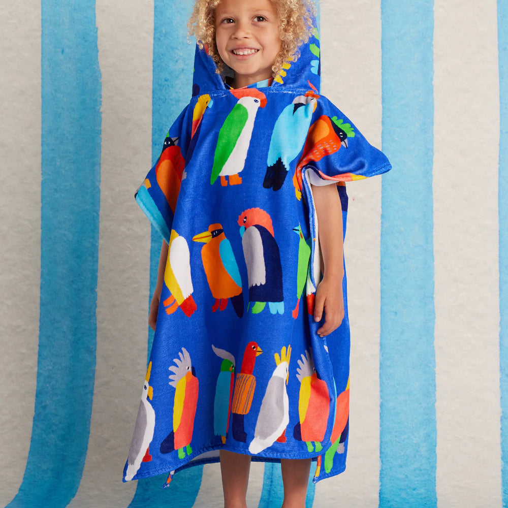 Halcyon Nights - Kids Hooded Towel Flamin' Galahs