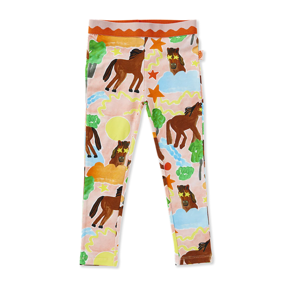Halcyon Nights - Giddy Up Kids Leggings