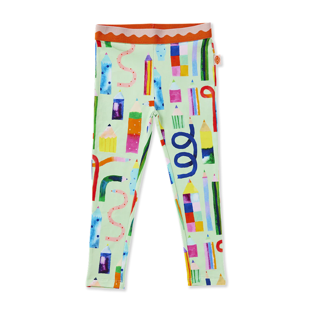 Halcyon Nights - Scribble Squad Kids Leggings
