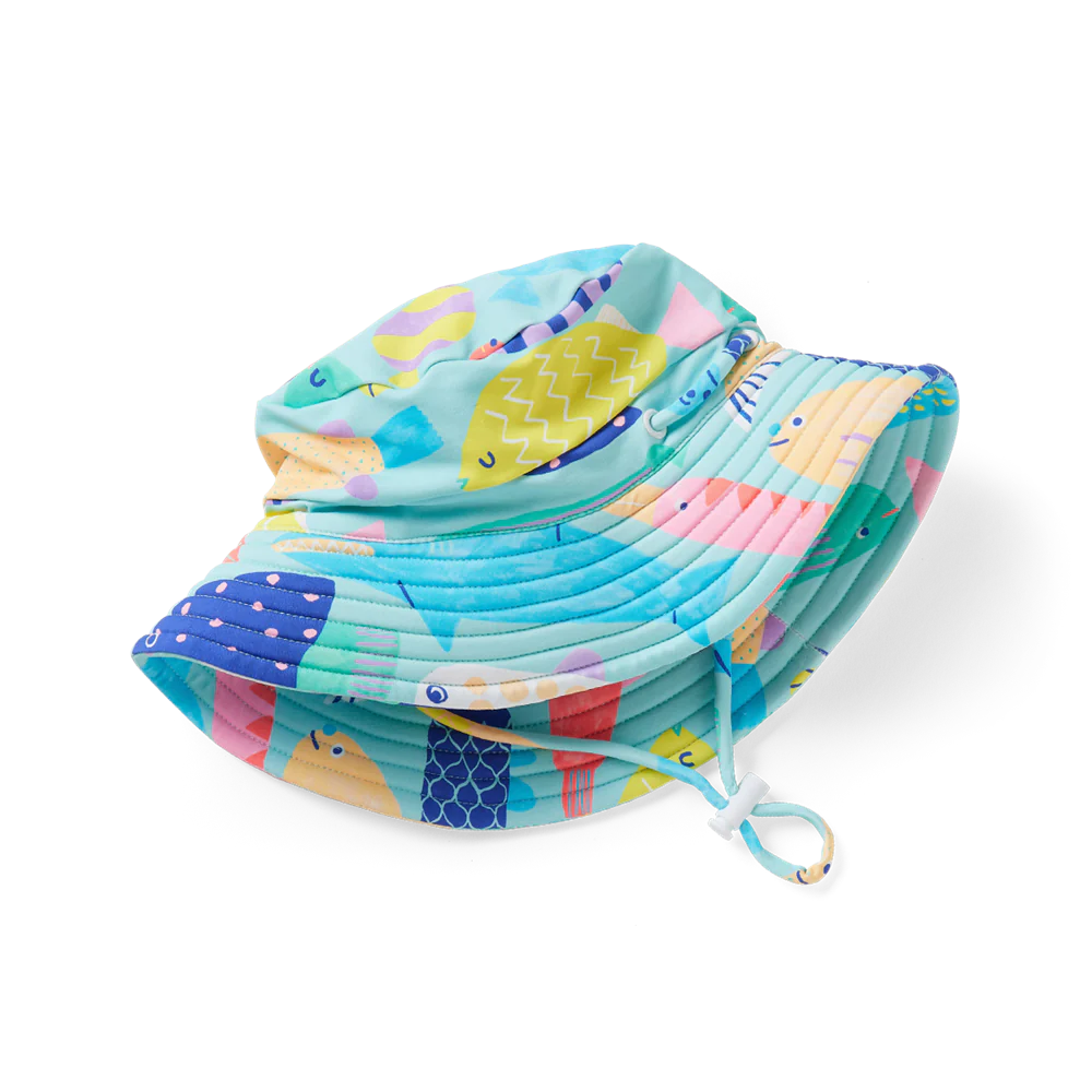 Halcyon Nights - Swim Bucket Hat - Rainbow Reef
