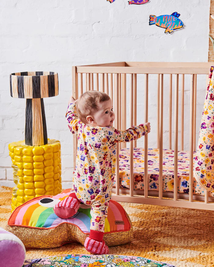 Kip & Co - Pansy Organic Long Sleeve Zipsuit