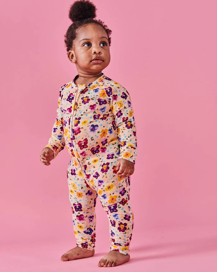 Kip & Co - Pansy Organic Long Sleeve Zipsuit