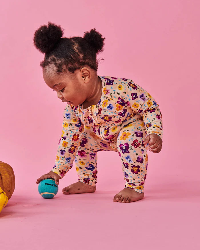Kip & Co - Pansy Organic Long Sleeve Zipsuit