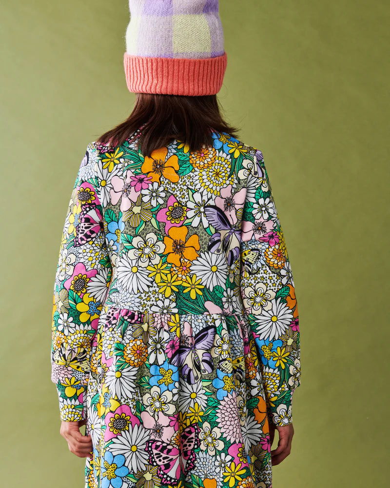 Kip & Co - Bliss Floral Organic Cotton Winter Dress