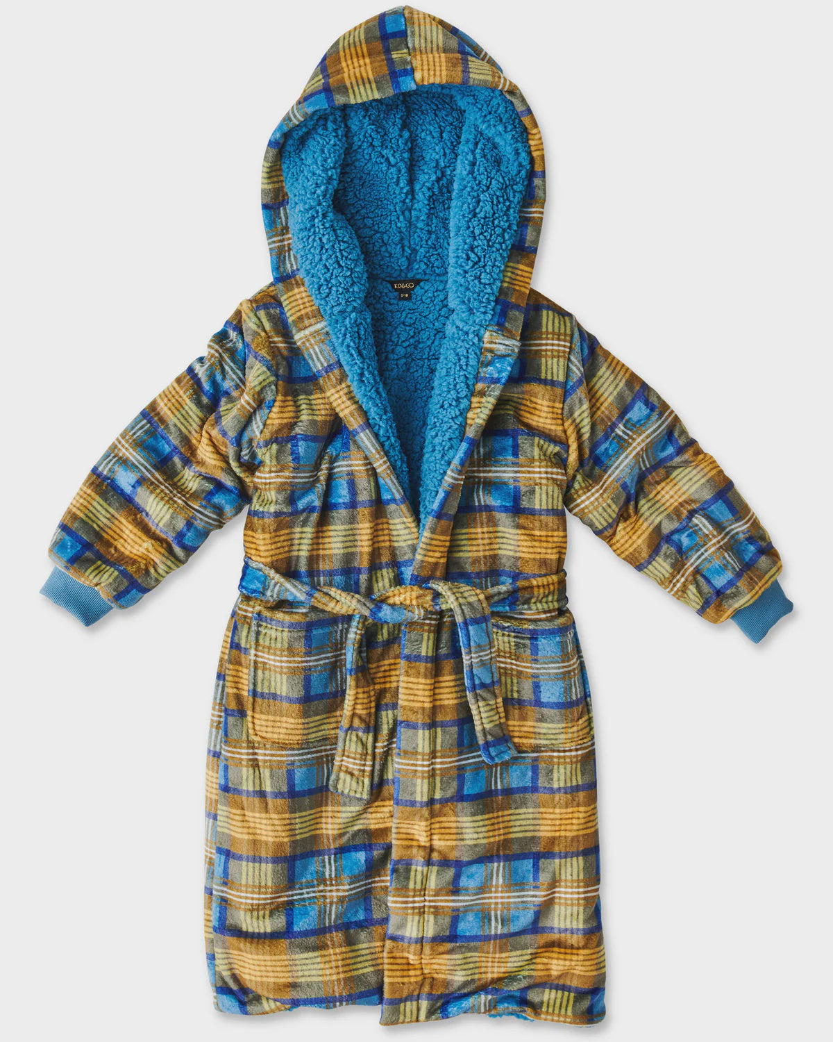 Kip & Co - Cosy Tartan Kuddle Kids Robe