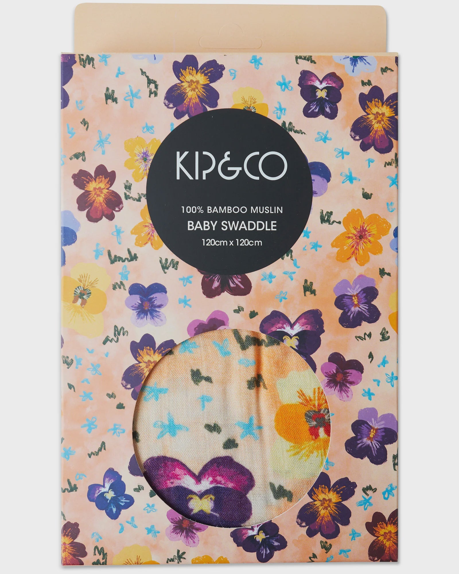 Kip & Co - Pansy Bamboo Swaddle