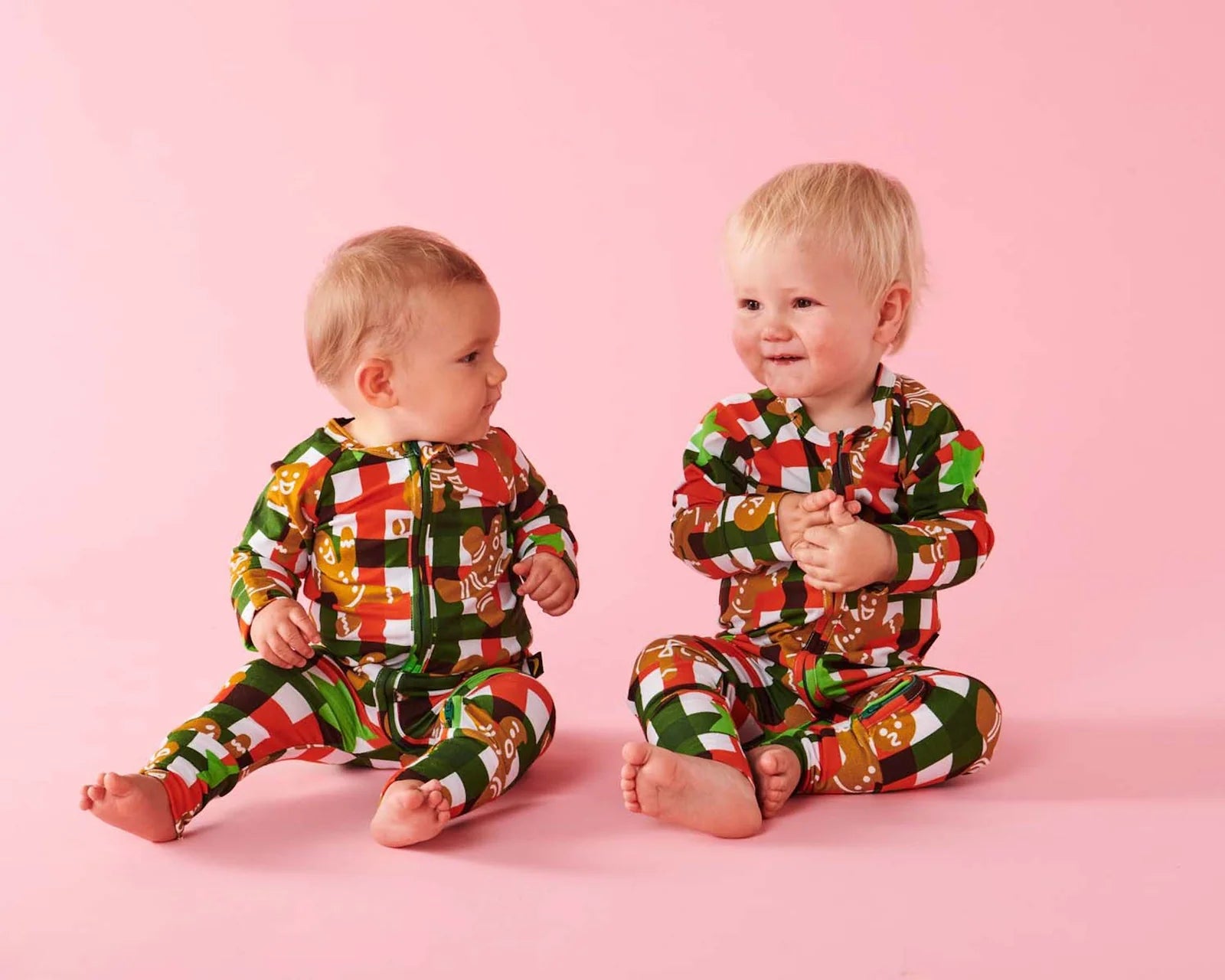 Kip & Co - Gingerbread Organic Long Sleeve Zipsuit