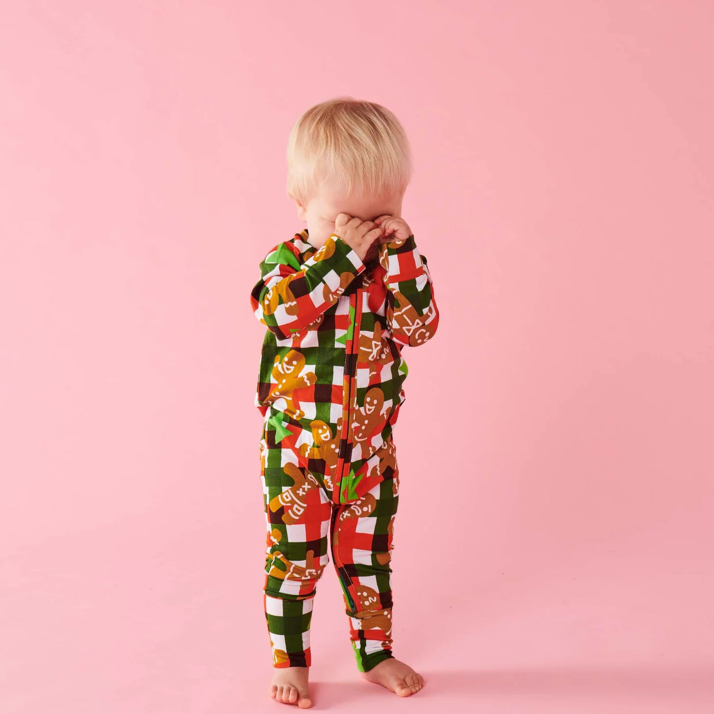 Kip & Co - Gingerbread Organic Long Sleeve Zipsuit