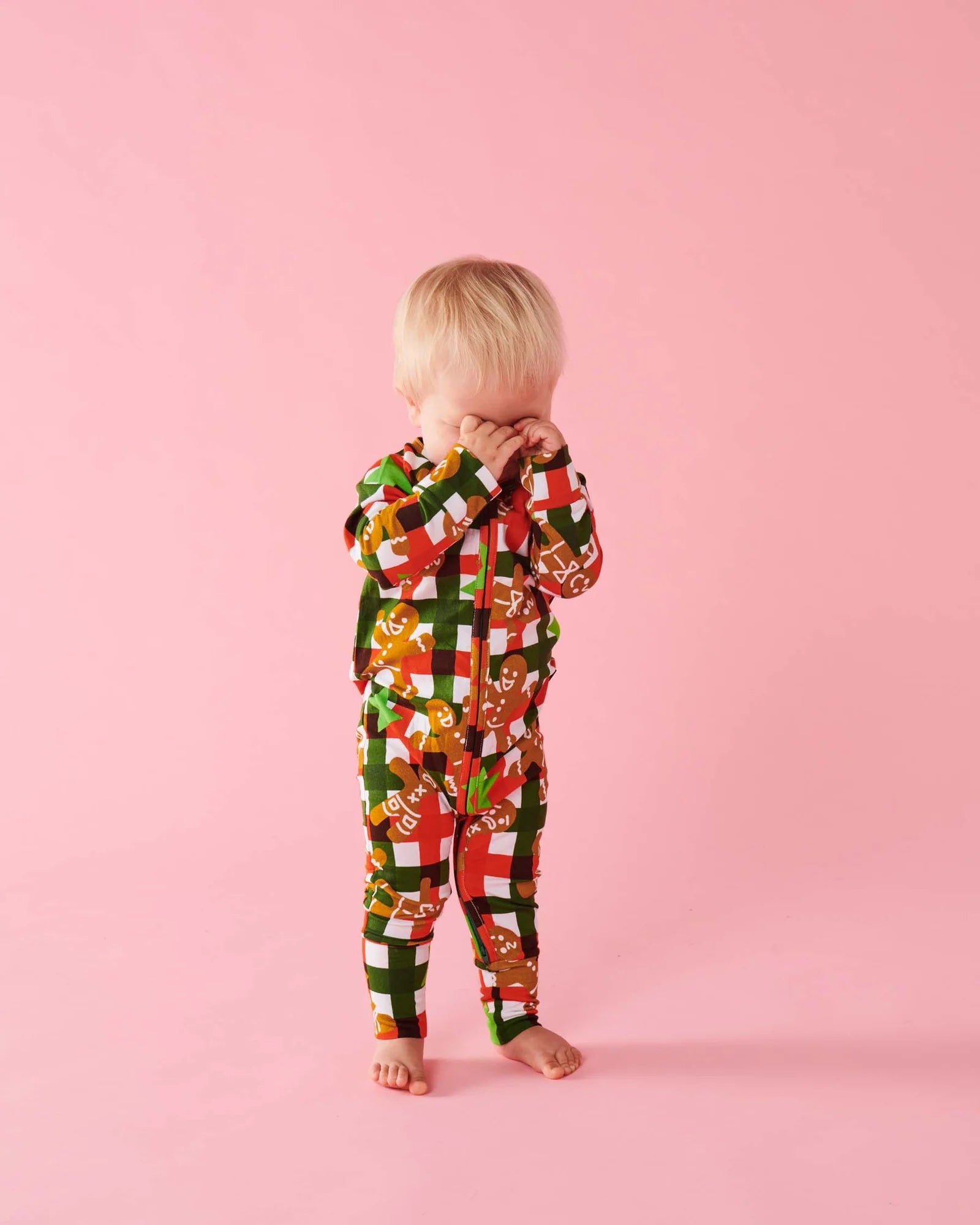 Kip & Co - Gingerbread Organic Long Sleeve Zipsuit