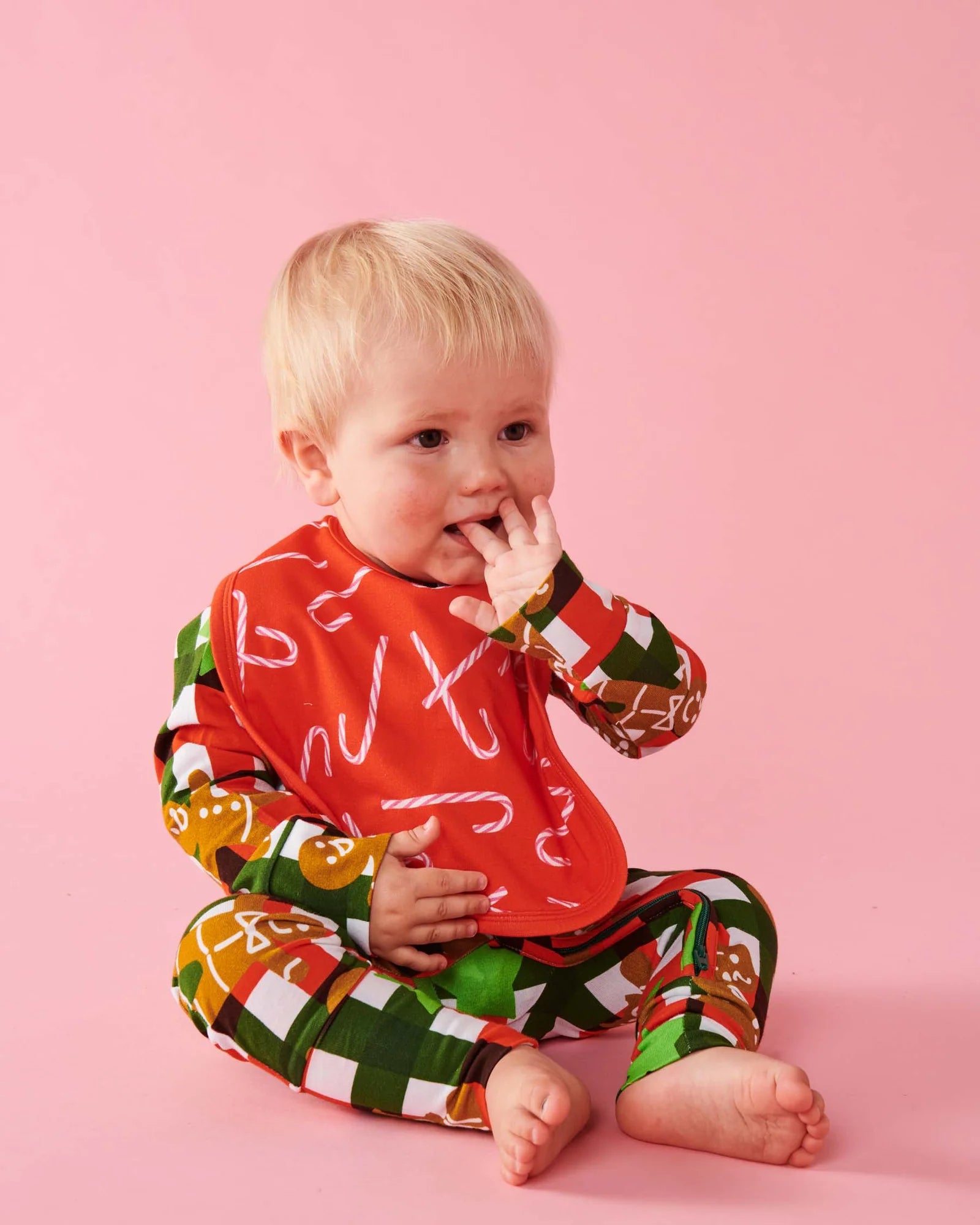 Kip & Co - Gingerbread Organic Long Sleeve Zipsuit