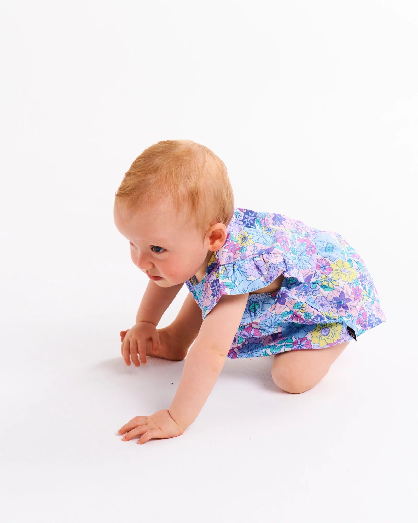 Kip & Co - Bunch Of Fun Organic Cottin Frill Playsuit