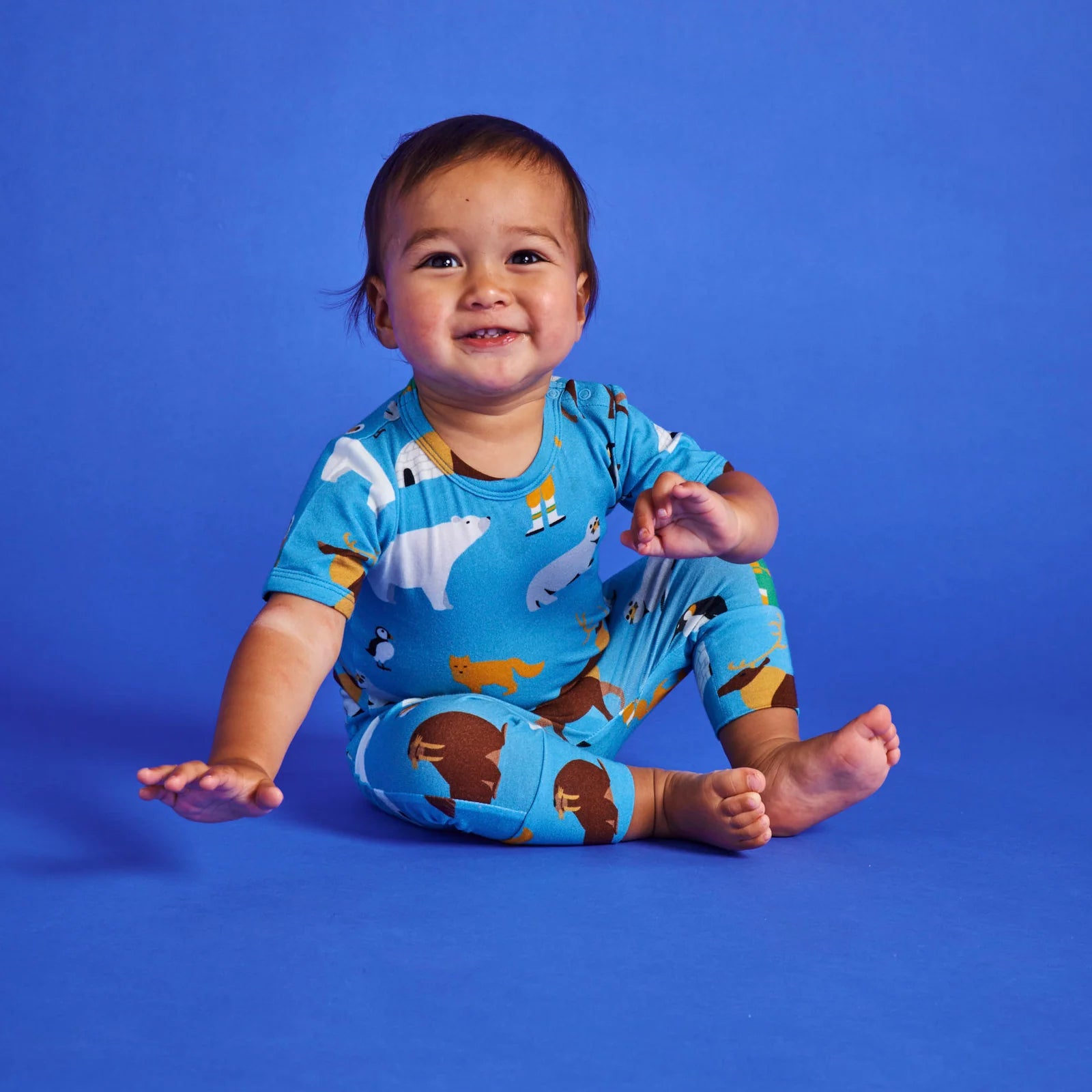 Kip & Co - Arctic Circle Organic Short Sleeve Bodysuit