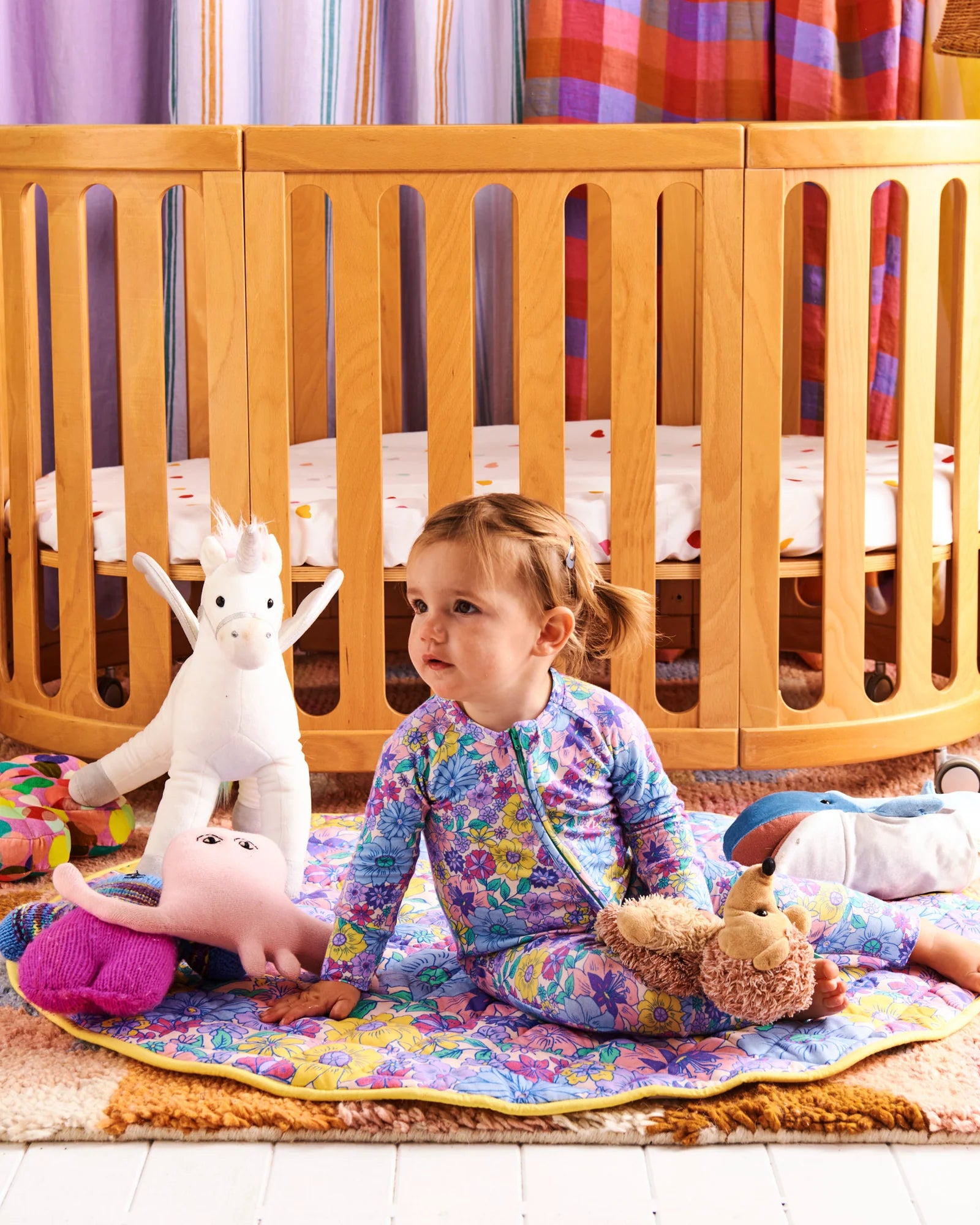Kip & Co - Bunch Of Fun Quilted Baby Play Mat