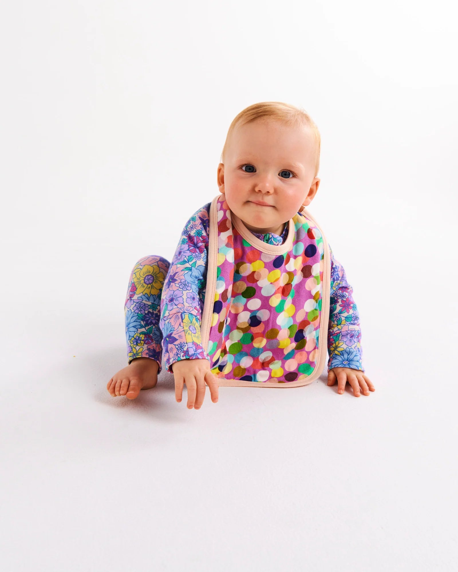 Kip & Co - Confetti Pink Organic Cotton Bib