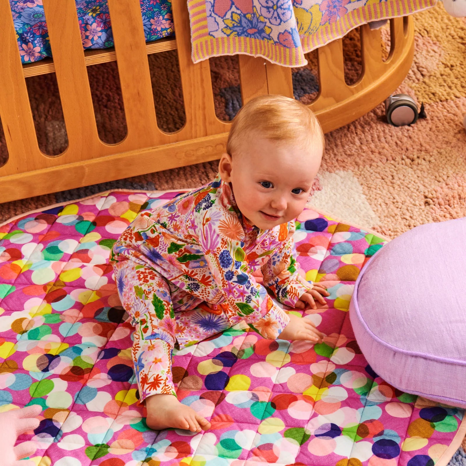 Kip & Co - Confetti Quilted Baby Play Mat