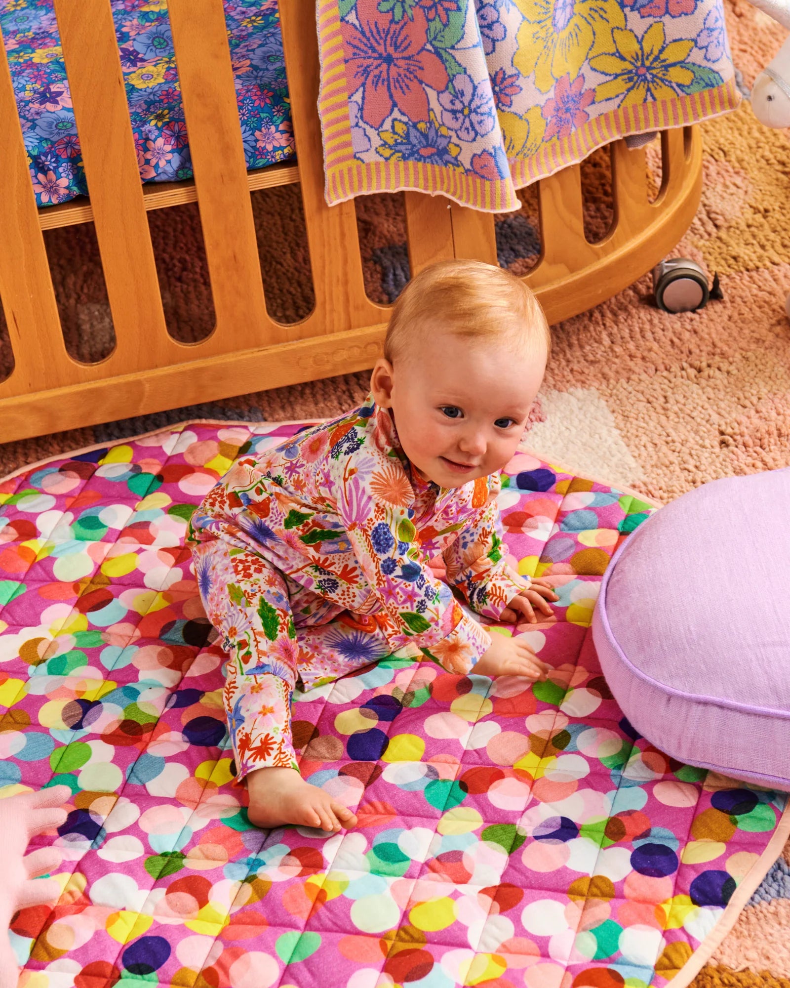 Kip & Co - Confetti Quilted Baby Play Mat