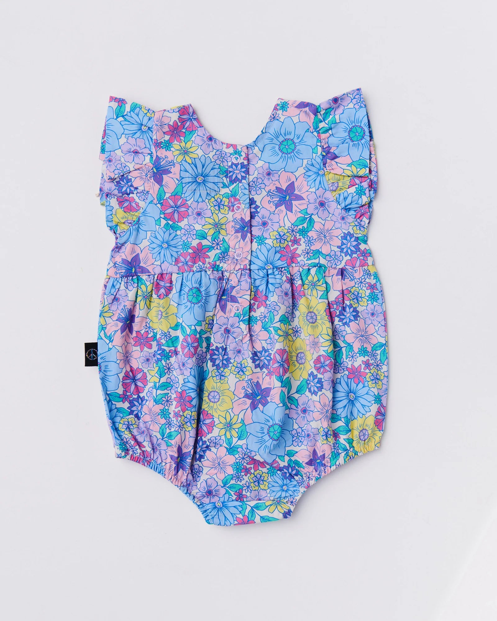 Kip & Co - Bunch Of Fun Organic Cottin Frill Playsuit