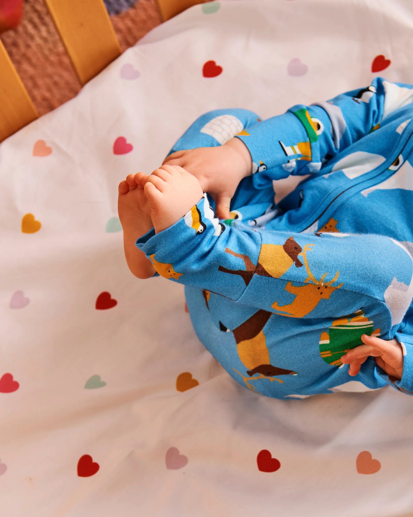 Kip & Co - Arctic Circle Organic Long Sleeve Zipsuit