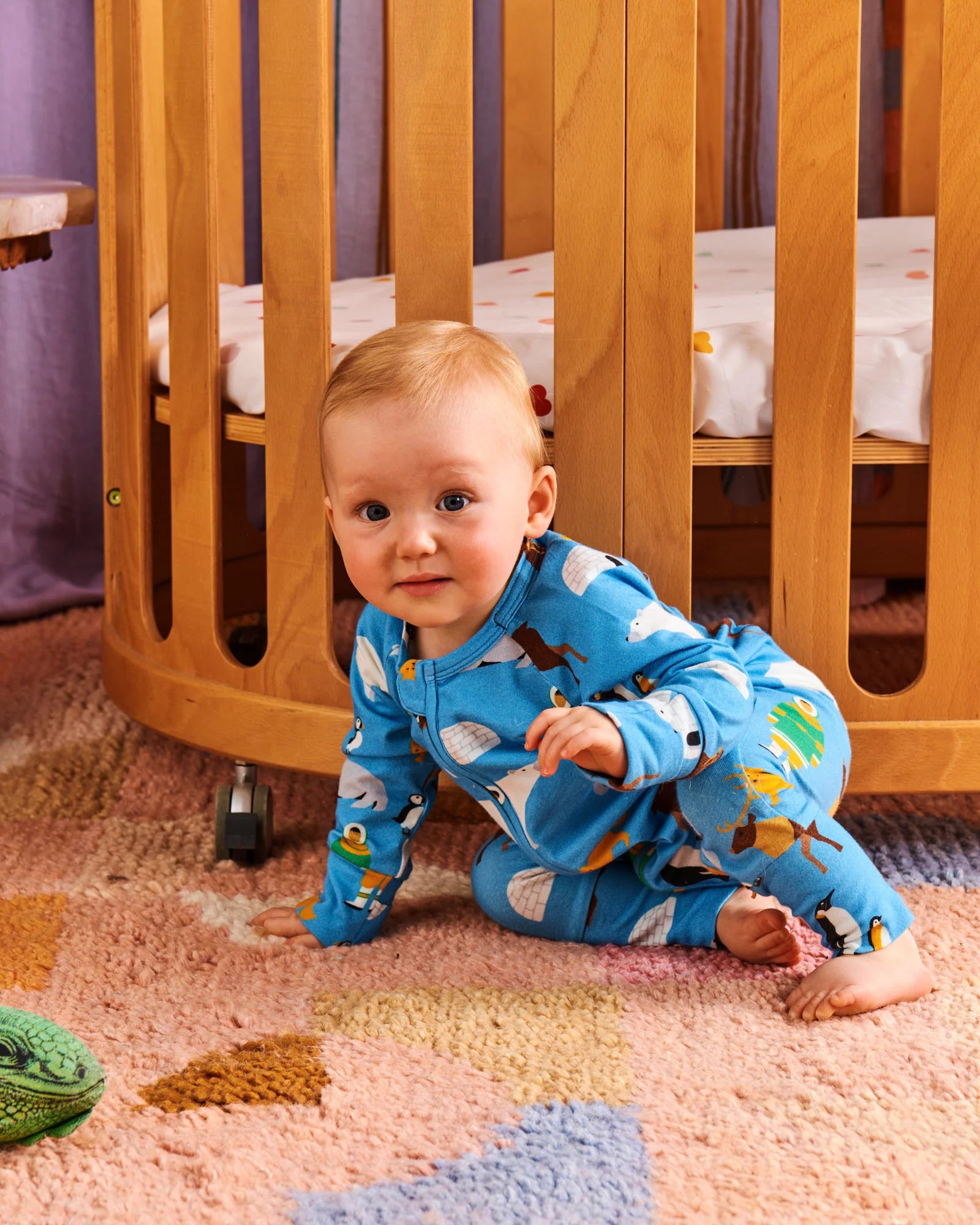 Kip & Co - Arctic Circle Organic Long Sleeve Zipsuit