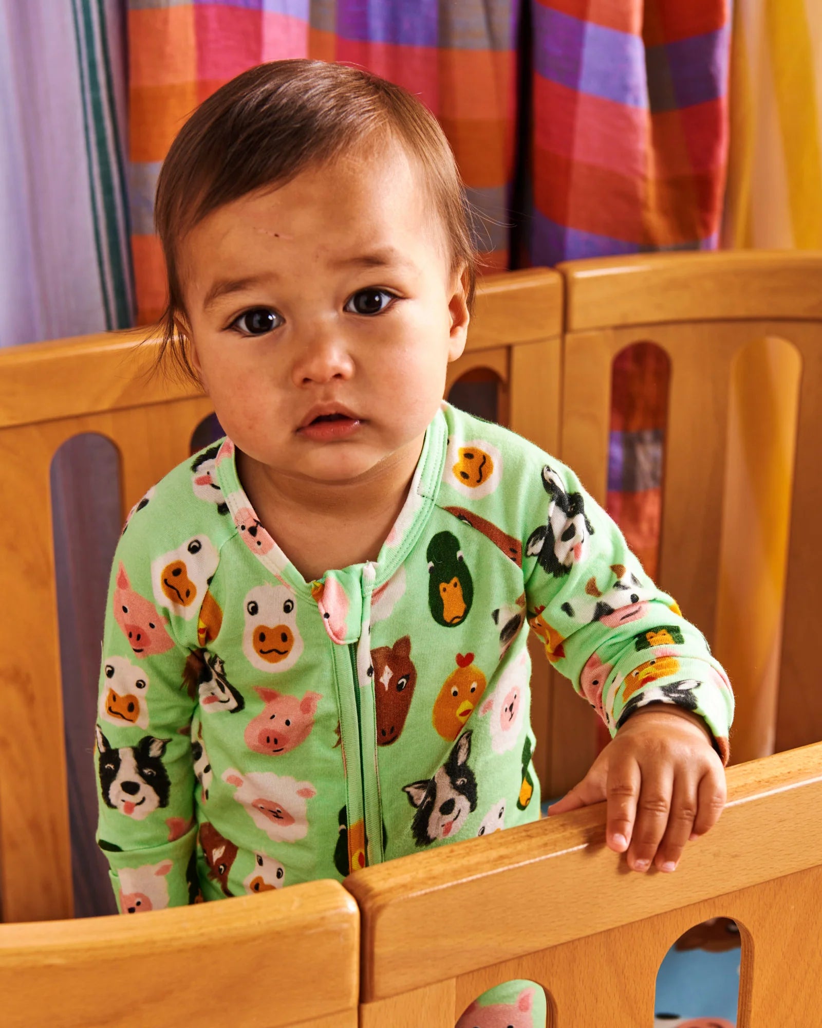 Kip & Co - Farm Friends Organic Long Sleeve Zipsuit