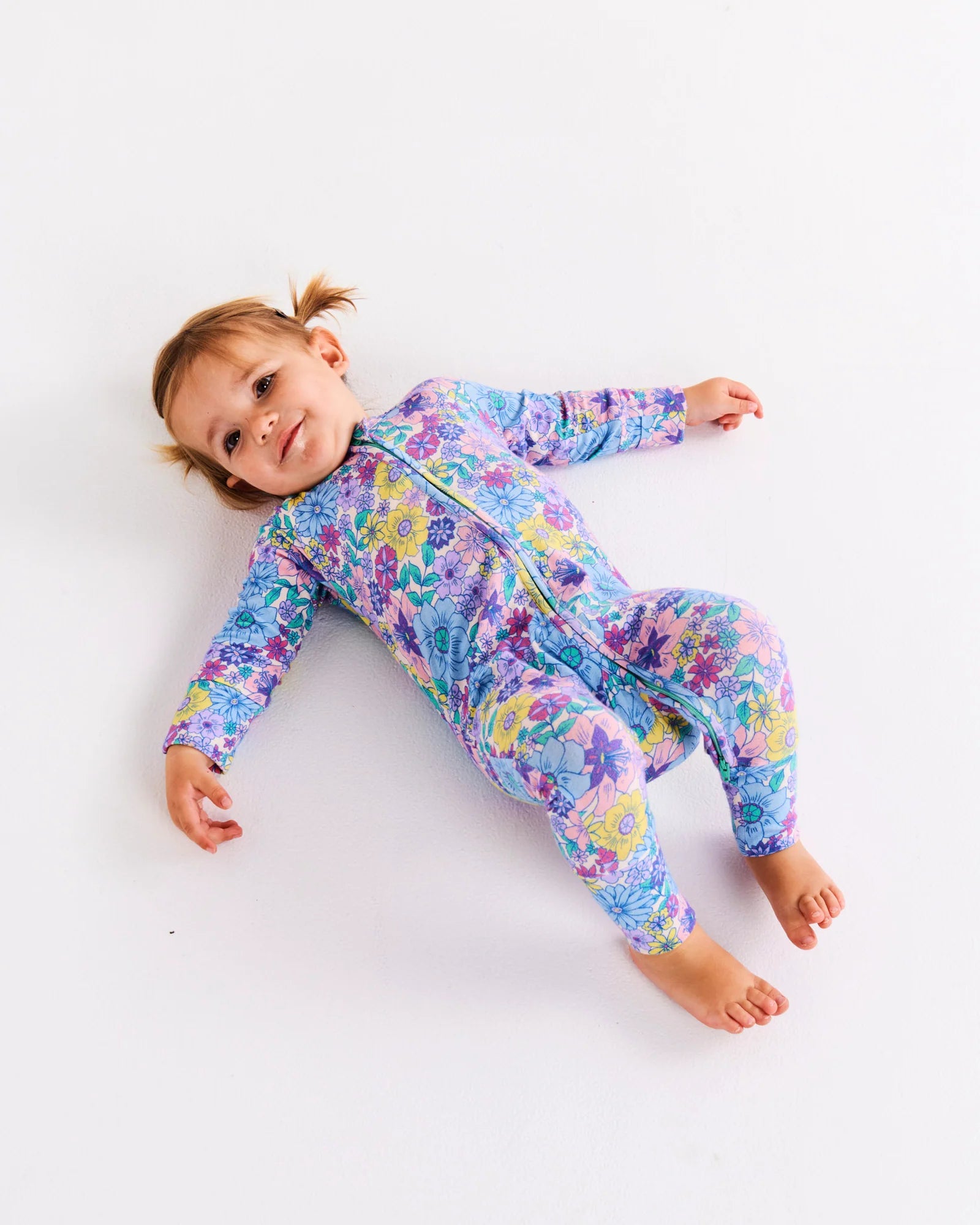 Kip & Co - Bunch Of Fun Organic Long Sleeve Zipsuit