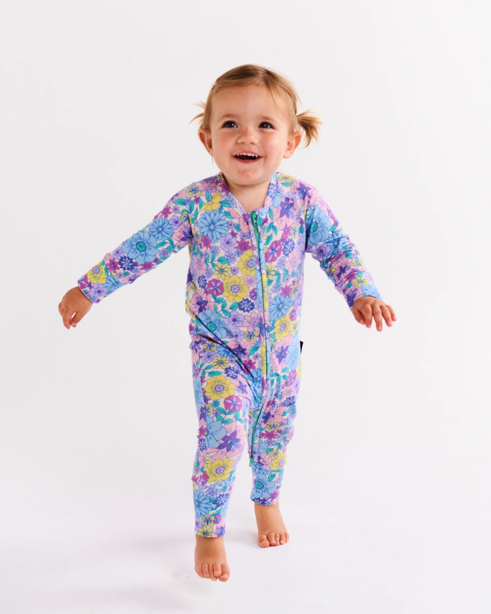 Kip & Co - Bunch Of Fun Organic Long Sleeve Zipsuit