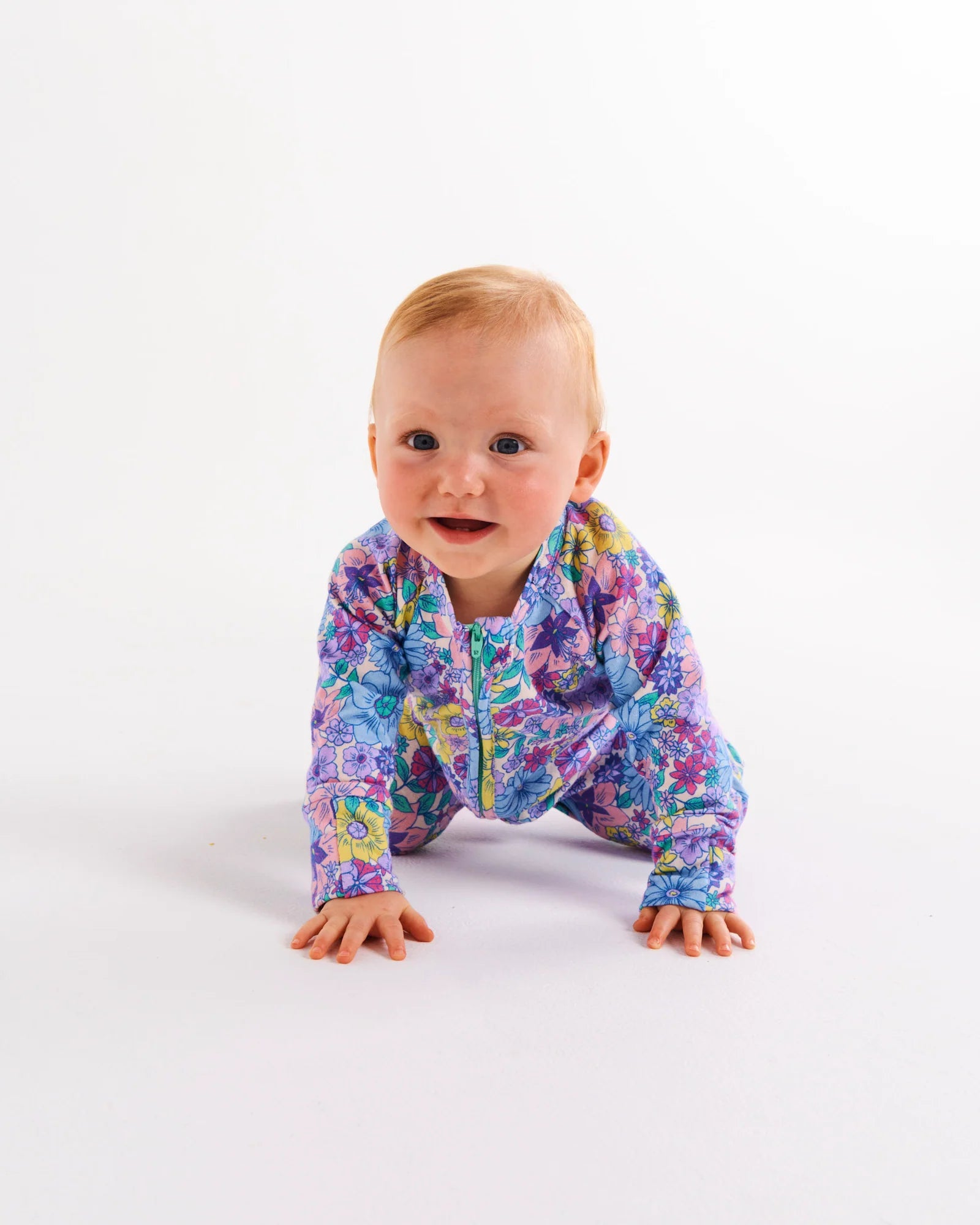 Kip & Co - Bunch Of Fun Organic Long Sleeve Zipsuit