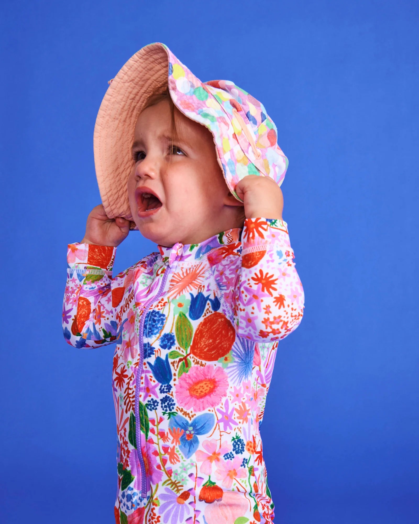 Kip & Co - Meandering Meadow Baby Long Sleeve Zip Bathers