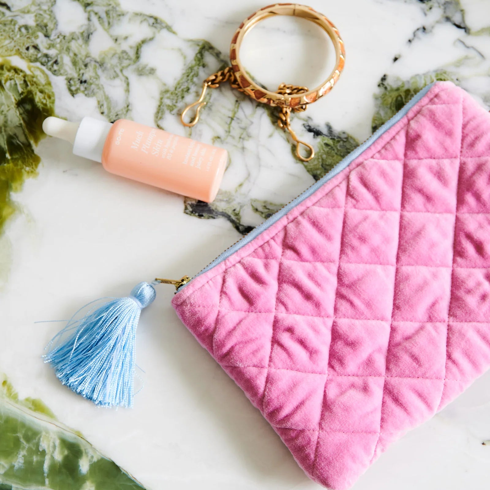 Kip & Co - Velvet Cosmetic Purse - Candy Crush