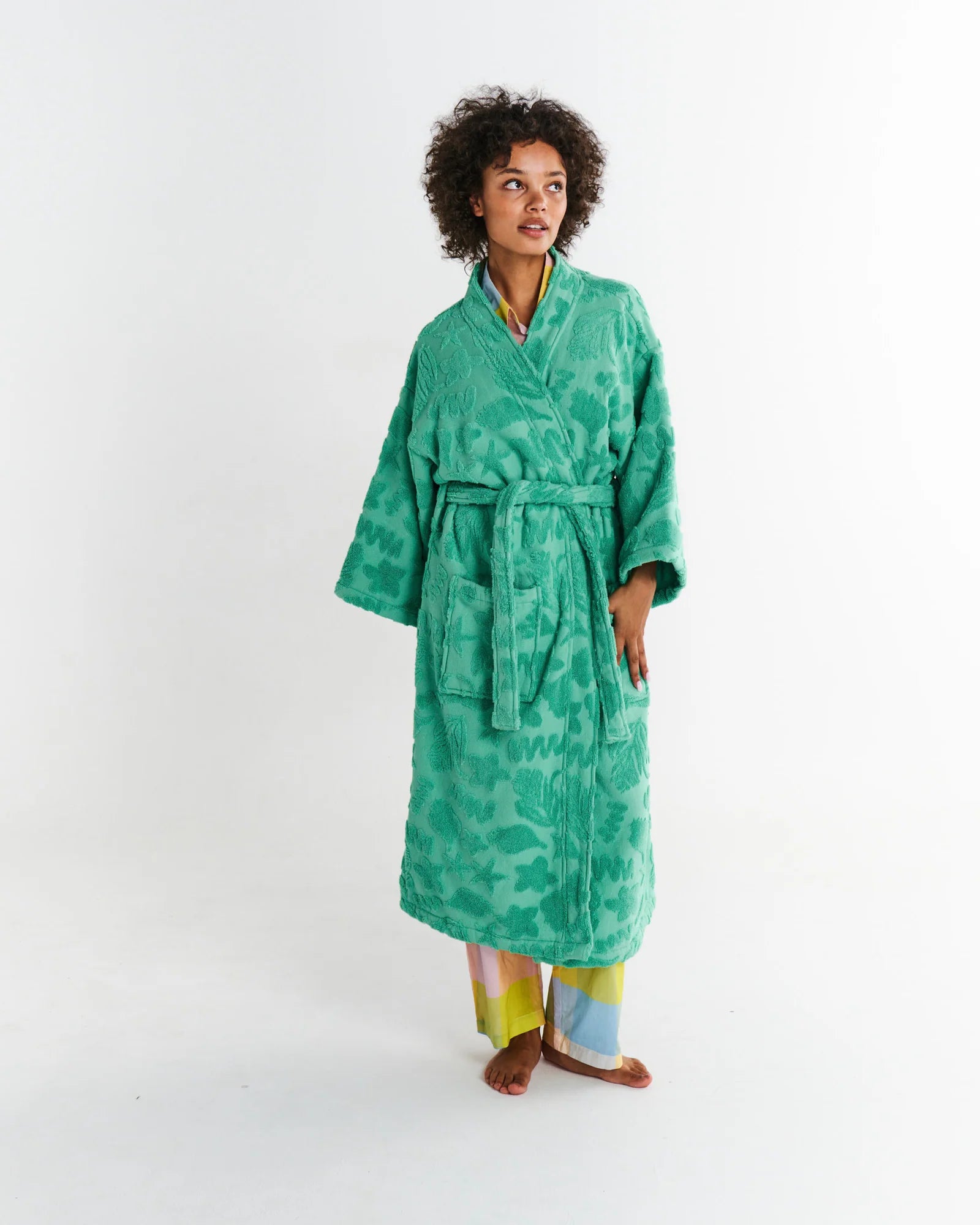 Kip & Co - Jade Rock Pool Terry Bath Robe
