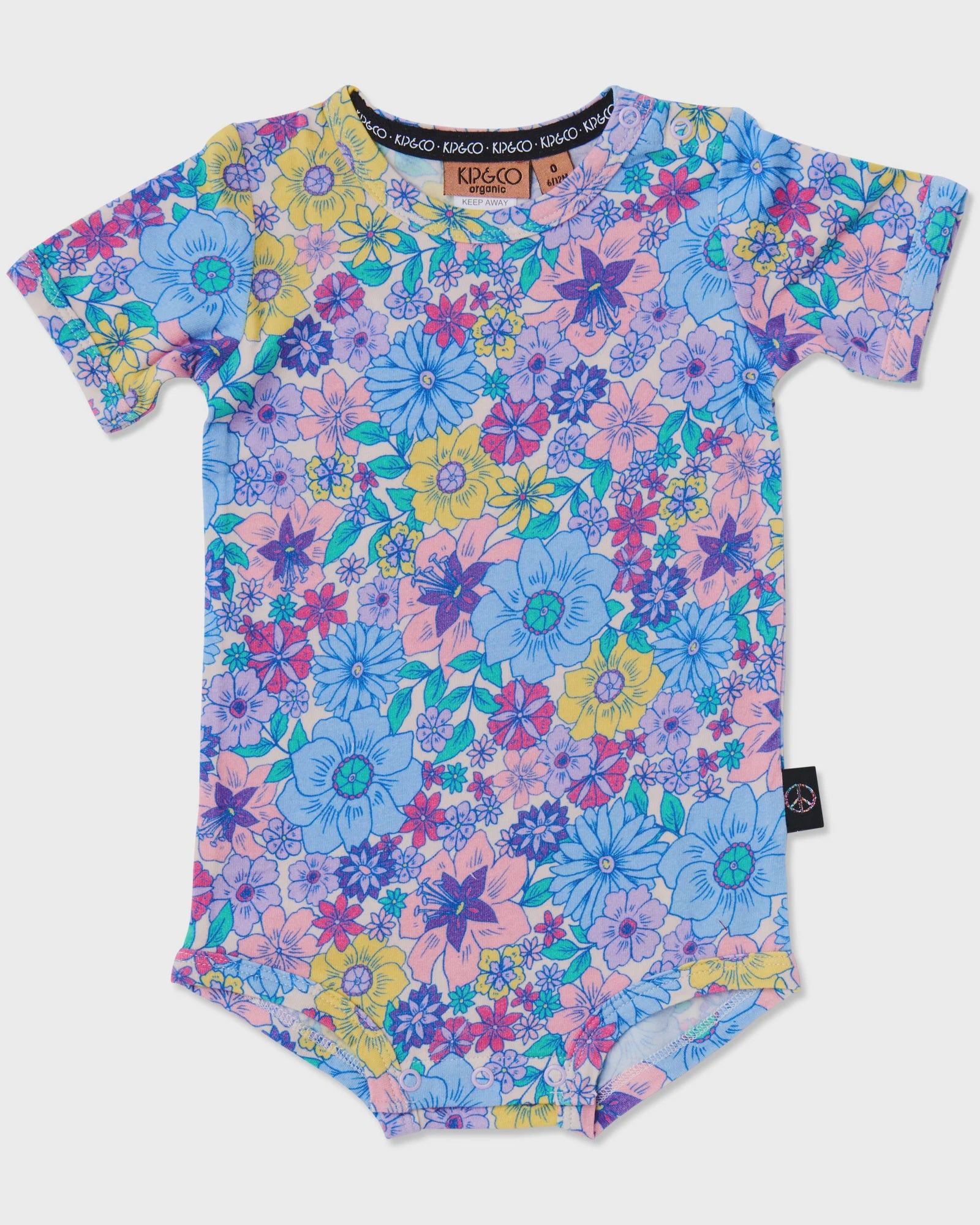 Kip & Co - Bunch Of Fun Organic Short Sleeve Bodysuit