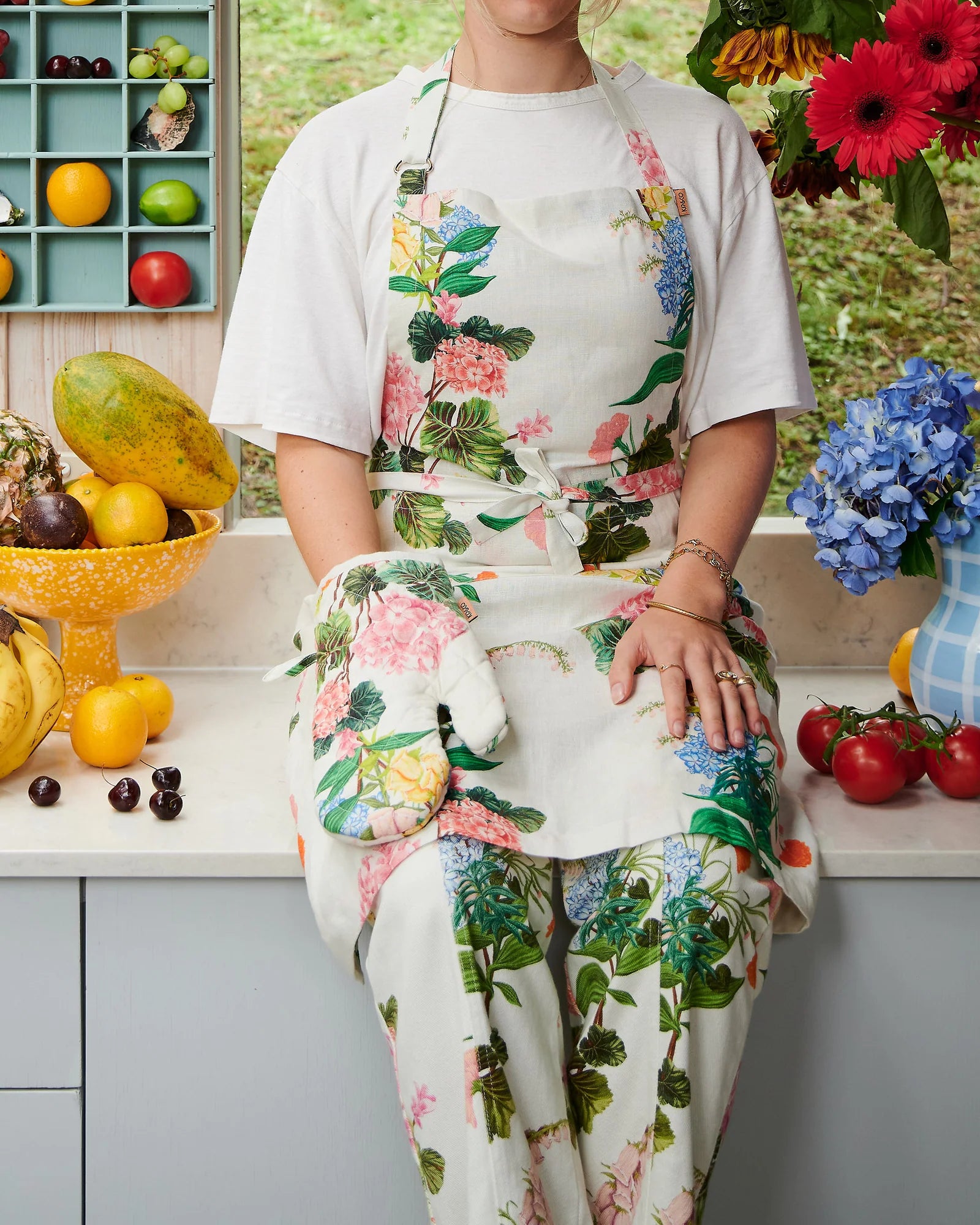 Kip & Co - Bouquet Beauty Linen Apron