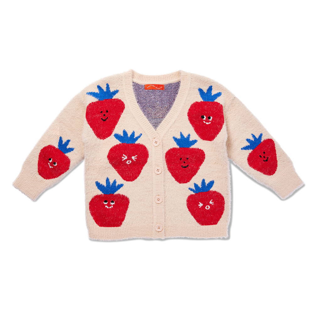 Halcyon Nights - Berry Cosy Knit Cardigan
