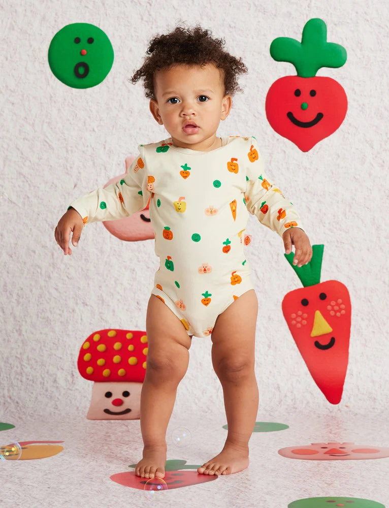 Halcyon Nights - Teeny Tiny Veg Long Sleeve Bodysuit