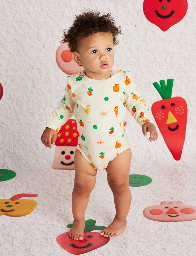 Halcyon Nights - Teeny Tiny Veg Long Sleeve Bodysuit