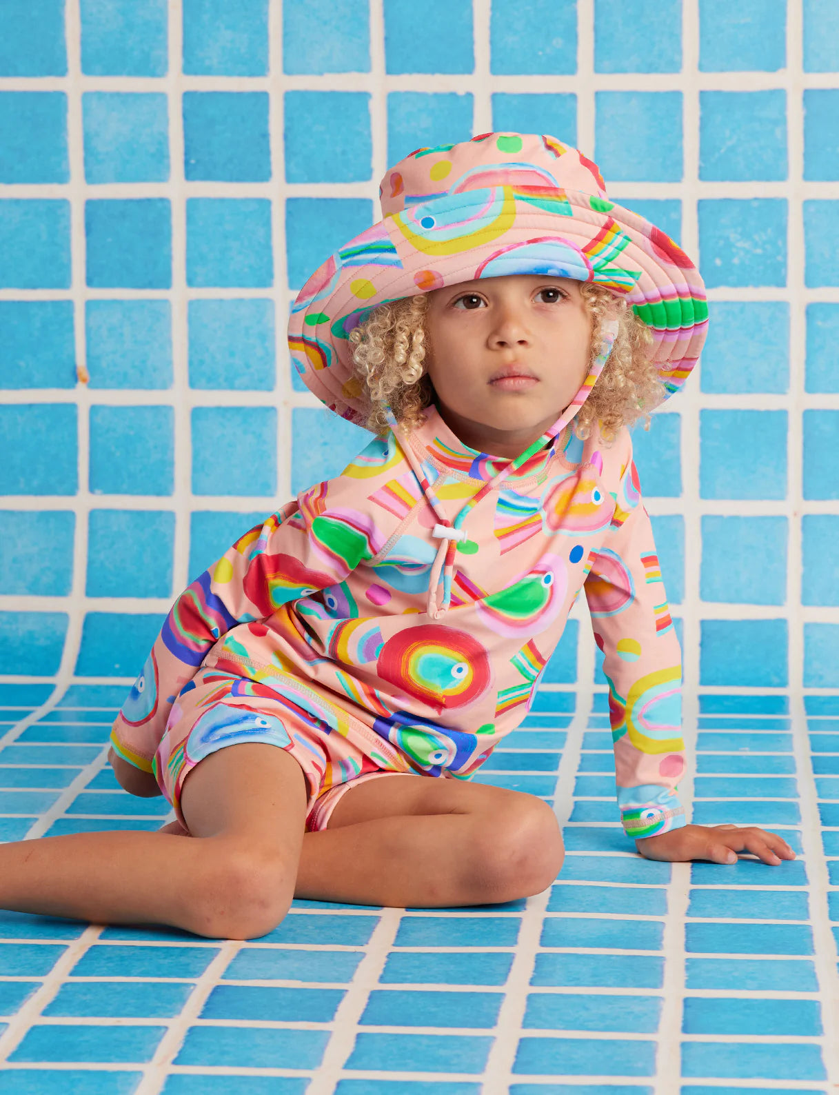 Halcyon Nights - Swim Bucket Hat Fancy Fins