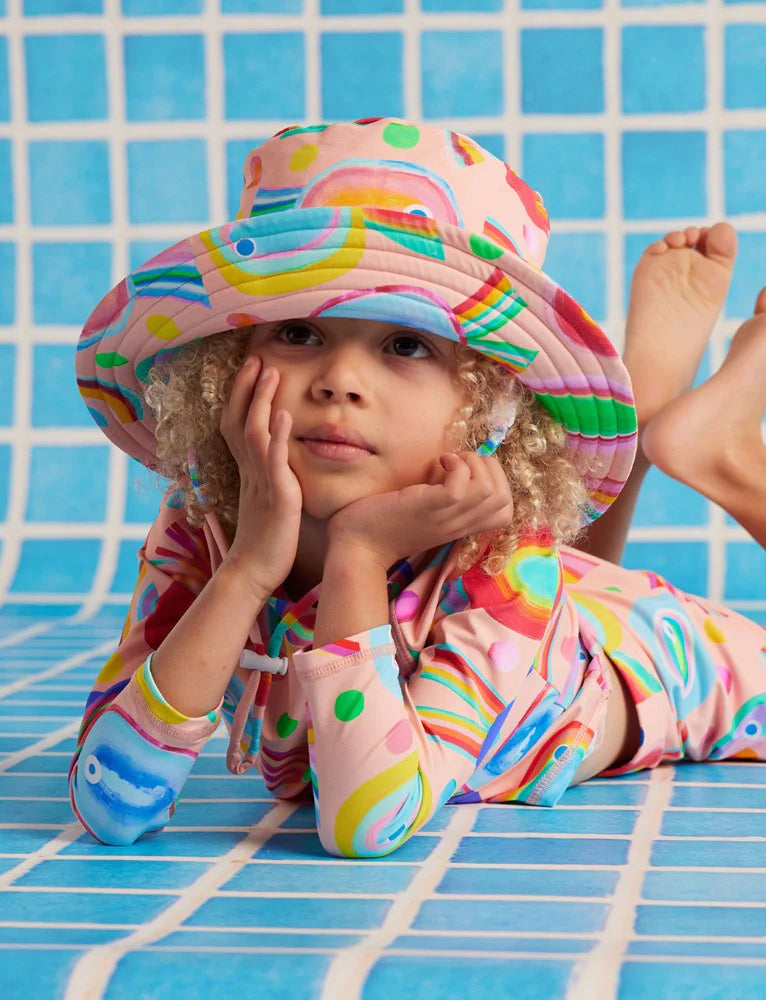 Halcyon Nights - Swim Bucket Hat Fancy Fins